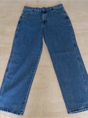 Rustler Blue Kids Straight-Leg Jeans size 14 husky